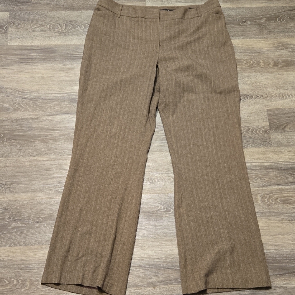 Vintage Apostrophe Vanessa Subtle Stripe Trousers Sz 16